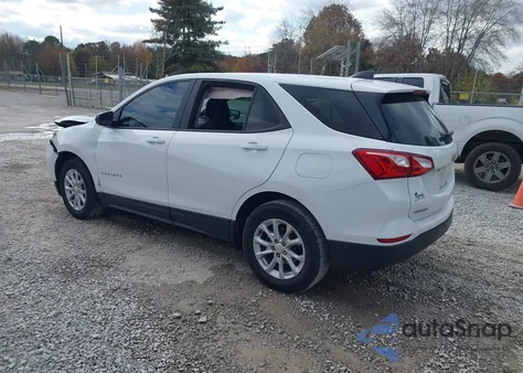 2020 Chevrolet Equinox Fwd Ls из США, поврежденный, VIN 3GNAXHEV8LS571002